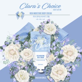 Clara&#039;s Choice RICH MOISTURE BODY CREAM WITH WHITE MUSK
